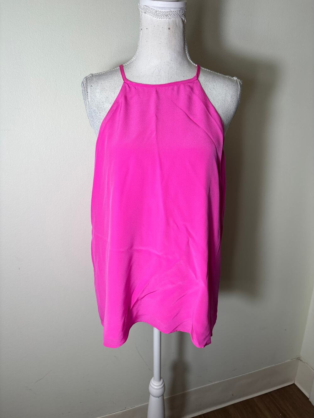 Lavender Brown Hot Pink Strappy Camisole Sz M